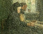 Carl Wilhelmson det gamla paret oil painting